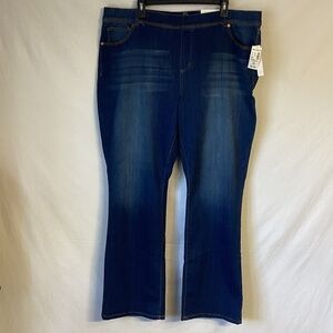 Dressbarn Wild Orchard Women's Classic Fit Bootcut Blue Jeans Size 3X